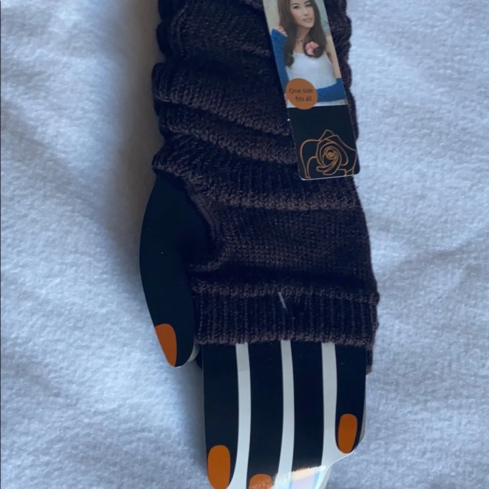SALE 2/$27 Mix/Match New Brown Stretch Arm Warmers